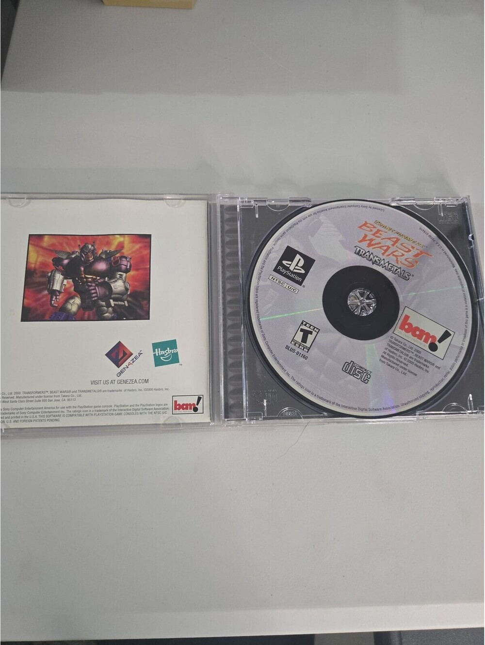Transformers Beast Wars Transmetals Sony PlayStation 1 Complete In Box - Picture 2 of 5